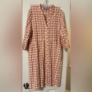 Tuckernuck Checked Pink Dress